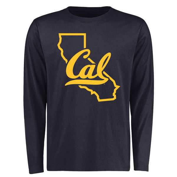 Cal Bears Tradition State Long Sleeve Crew Neck WEM T-Shirt - Navy Blue,We sell and wholesale Cal Bears Tradition State Long Sleeve Crew Neck WEM T-Shirt - Navy Blue on line form chian!